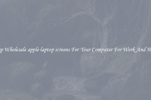 Crisp Wholesale apple laptop screens For Your Computer For Work And Home