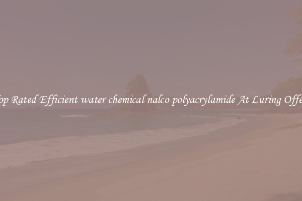 Top Rated Efficient water chemical nalco polyacrylamide At Luring Offers