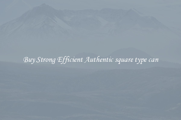 Buy Strong Efficient Authentic square type can