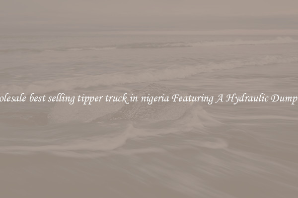 Wholesale best selling tipper truck in nigeria Featuring A Hydraulic Dump Bed