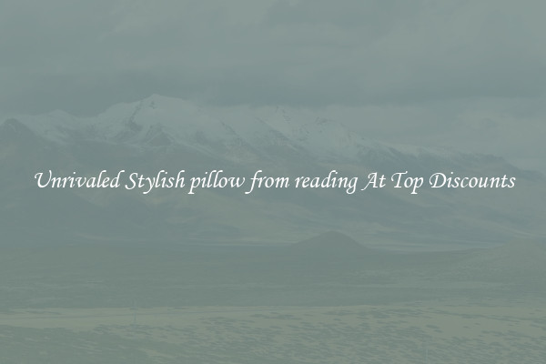 Unrivaled Stylish pillow from reading At Top Discounts