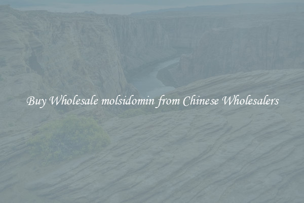 Buy Wholesale molsidomin from Chinese Wholesalers