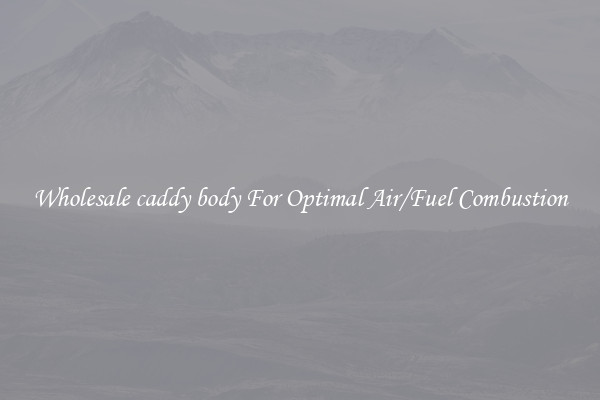 Wholesale caddy body For Optimal Air/Fuel Combustion